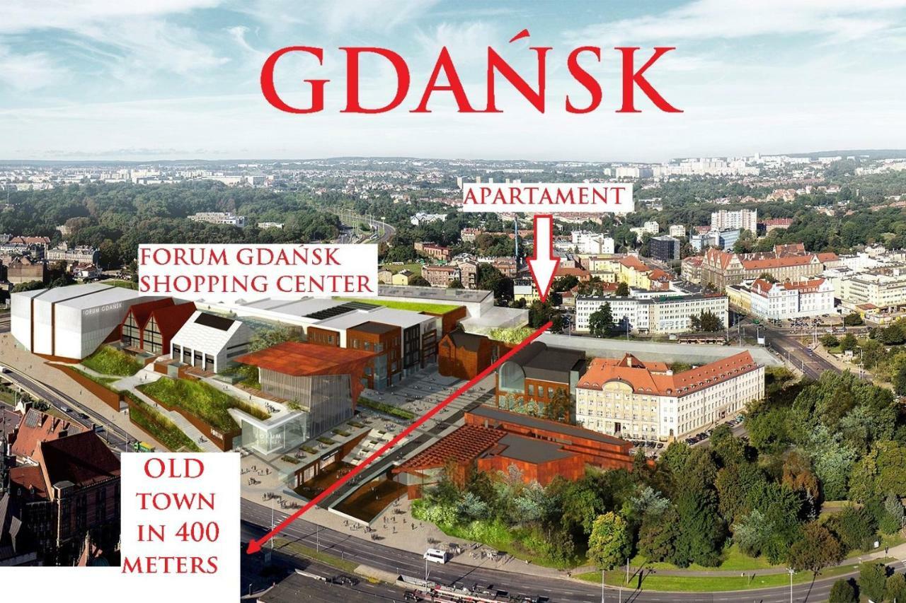 Berg Apartament Red Obok Starego Miasta Gdańsk Exterior foto