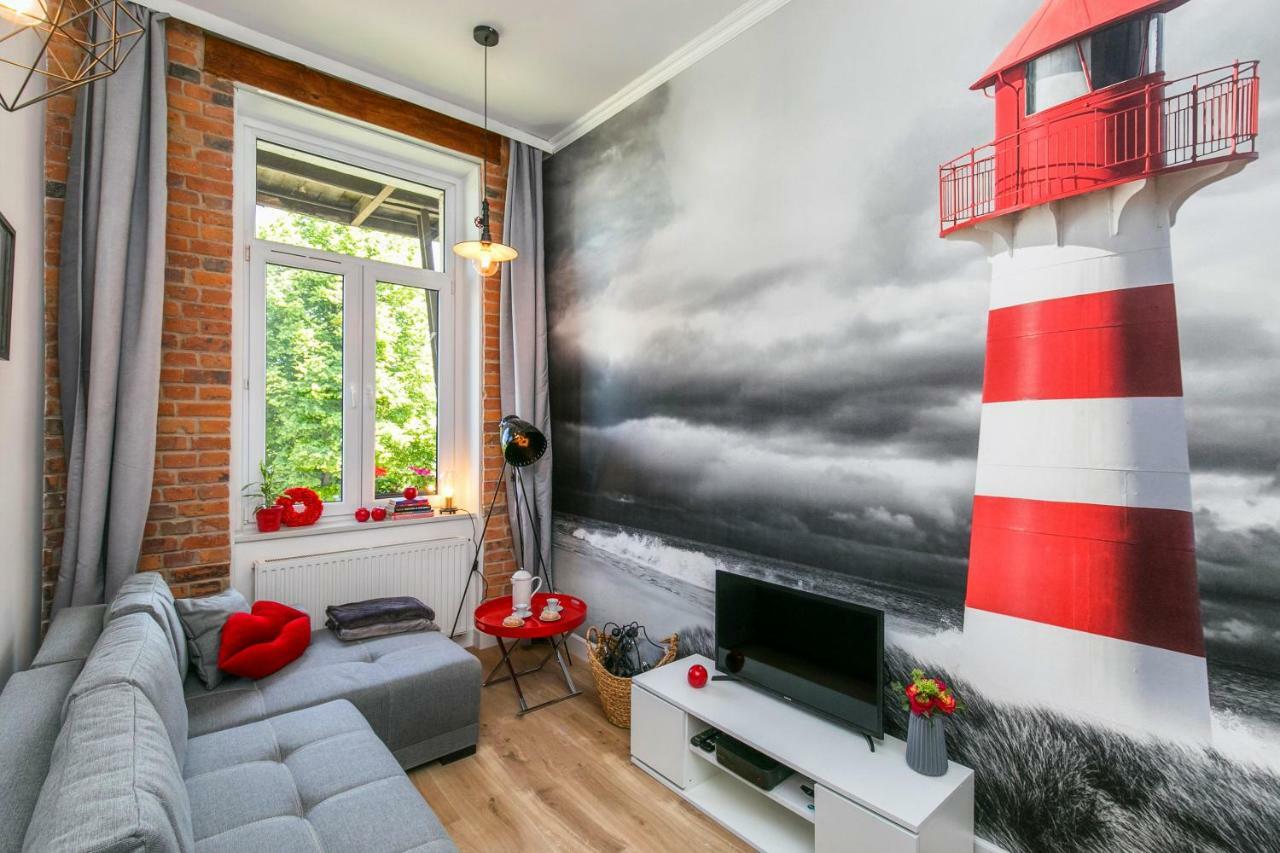 Berg Apartament Red Obok Starego Miasta Gdańsk Exterior foto